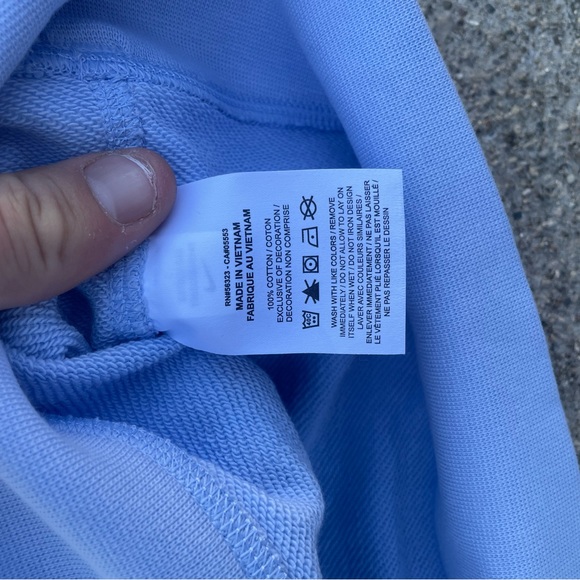 Nike Sportswear Crew Neck French Terry Sweatshirt Blue 637902-548 Mens - Picture 5 of 5